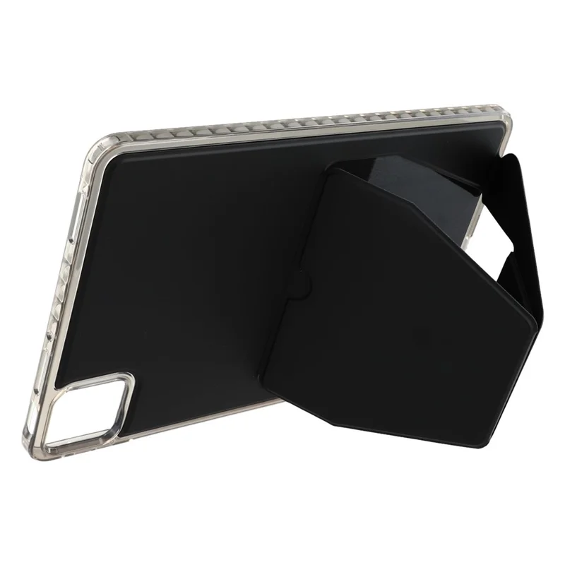 For Xiaomi Poco Pad X1 / Pad 8 Pro / Pad 8 / Pad 7 Pro / Pad 7 Case TPU PU Leather Kickstand Tablet Cover - Black