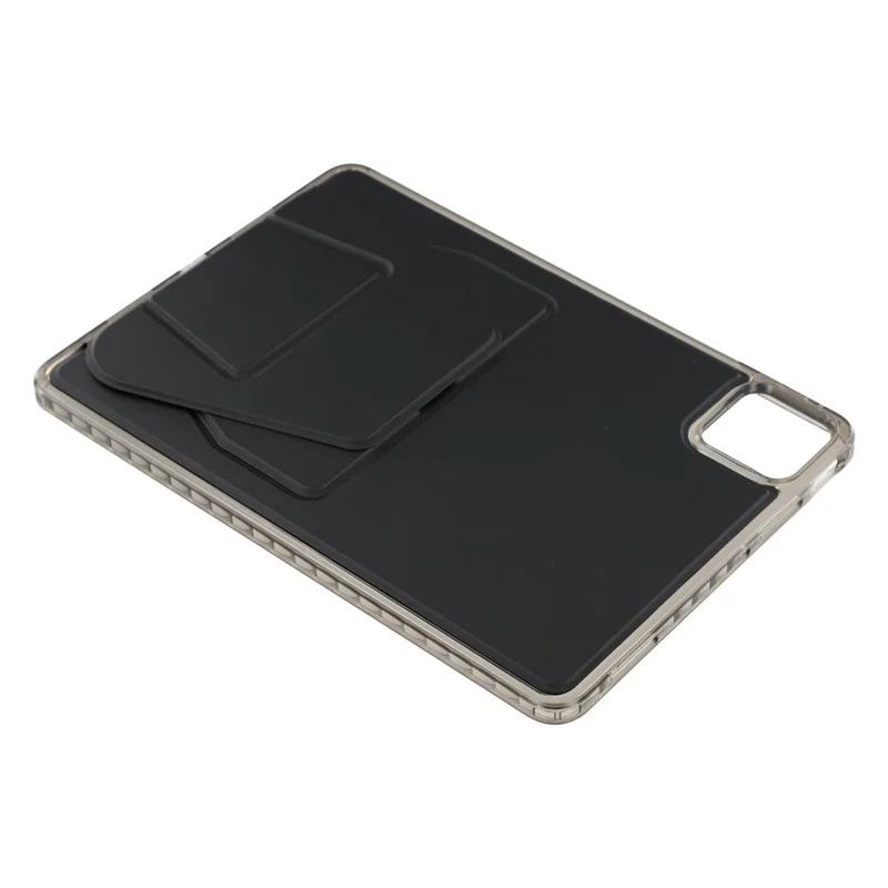 For Xiaomi Poco Pad X1 / Pad 8 Pro / Pad 8 / Pad 7 Pro / Pad 7 Case TPU PU Leather Kickstand Tablet Cover - Black