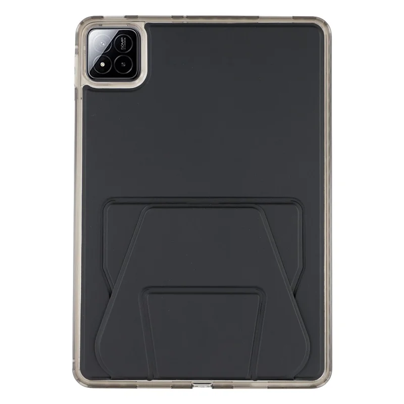 For Xiaomi Poco Pad X1 / Pad 8 Pro / Pad 8 / Pad 7 Pro / Pad 7 Case TPU PU Leather Kickstand Tablet Cover - Black