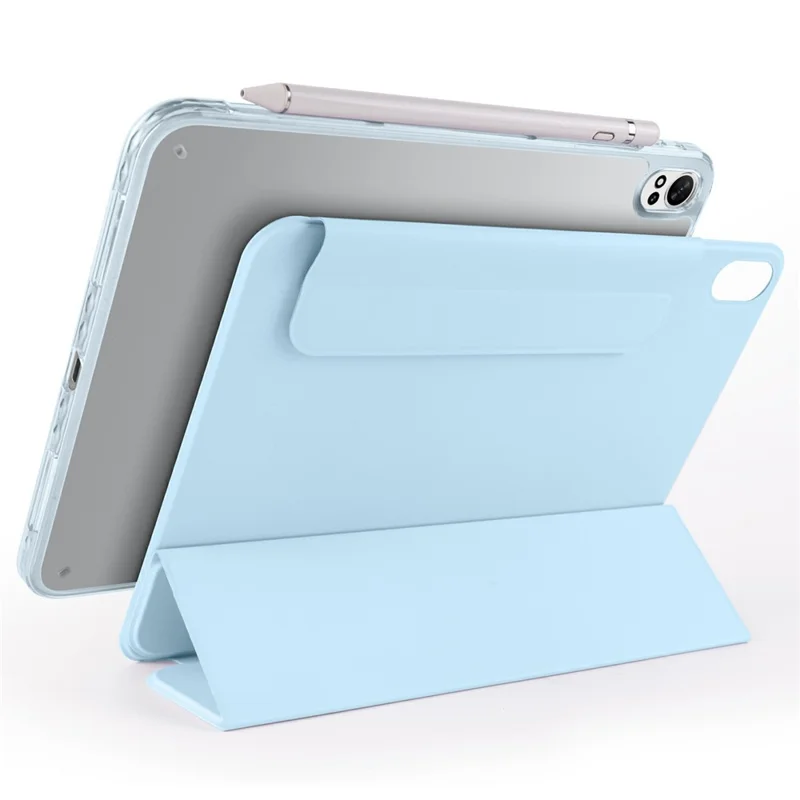 For Huawei MatePad 12 X / MatePad Air (2024) Case Folding Stand Magnetic Leather Tablet Cover - Baby Blue