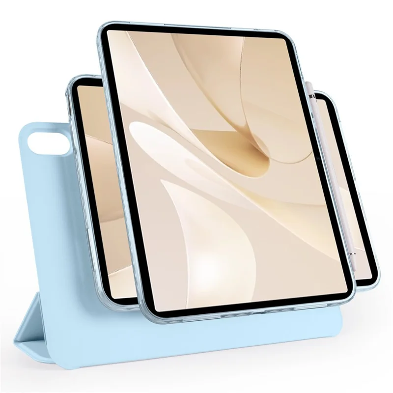 For Huawei MatePad 12 X / MatePad Air (2024) Case Folding Stand Magnetic Leather Tablet Cover - Baby Blue