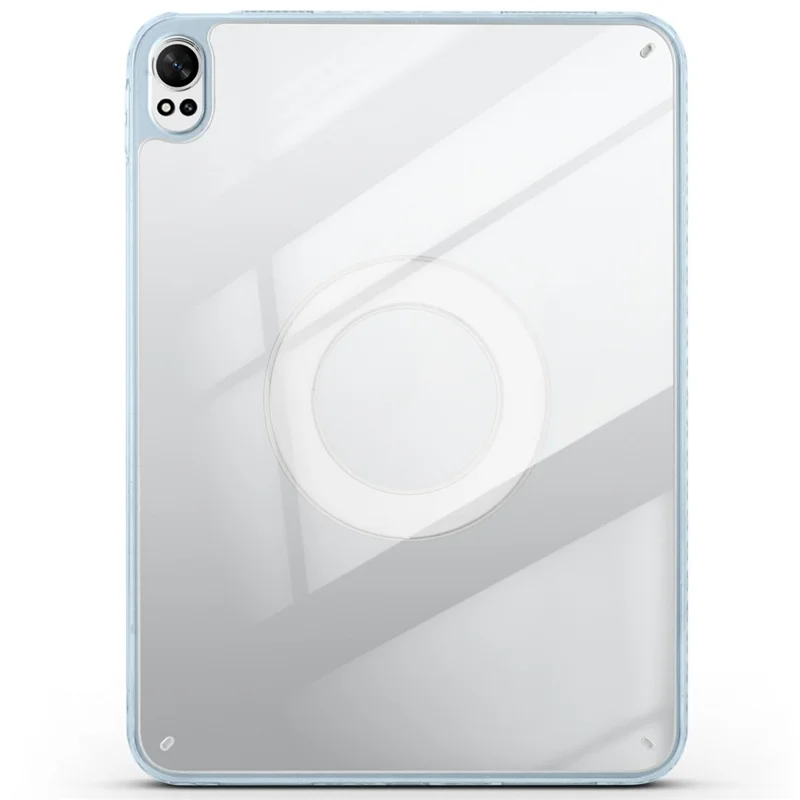 For Huawei MatePad 12 X / MatePad Air (2024) Case Folding Stand Magnetic Leather Tablet Cover - Baby Blue