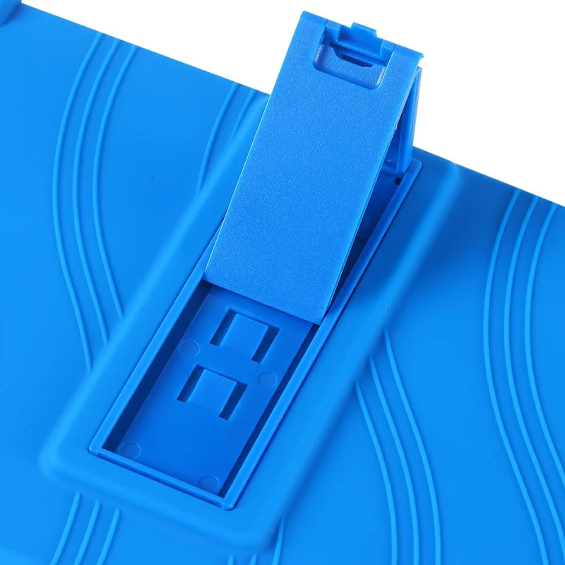 For Teclast M50 Mini Silicone Case with Kickstand Rugged Protective Cover - Baby Blue
