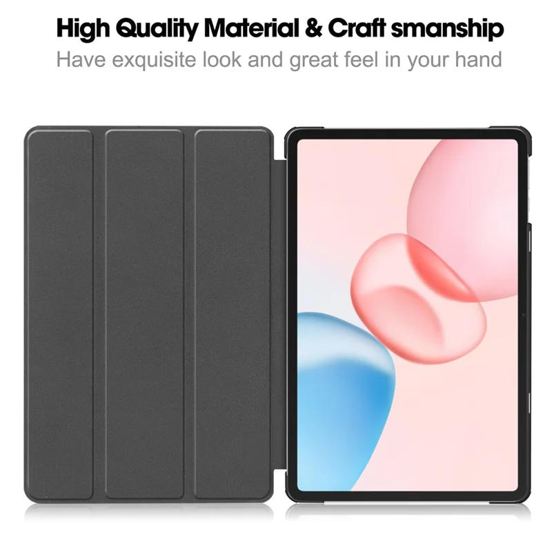 For Honor Pad 10 Case Anti-Drop Leather Stand Tablet Cover - Black