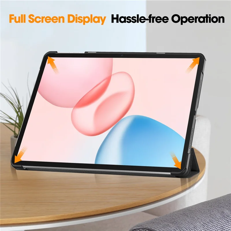 For Honor Pad 10 Case Anti-Drop Leather Stand Tablet Cover - Black