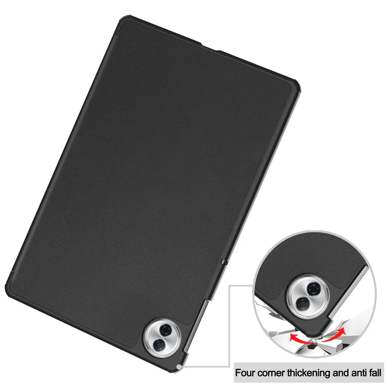 For Honor Pad 10 Case Anti-Drop Leather Stand Tablet Cover - Black