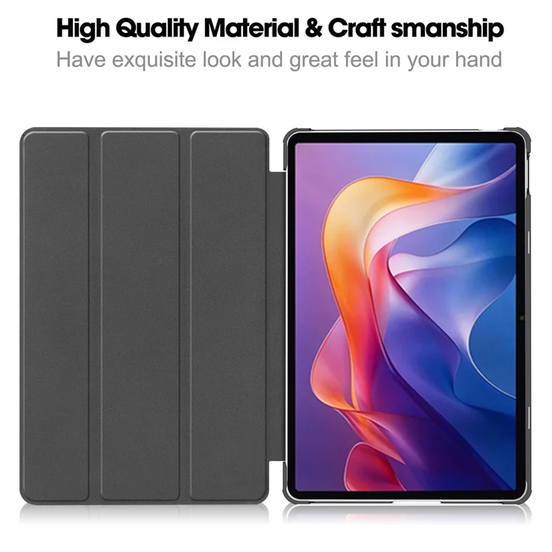 Capa para Tablet Xiaomi Redmi Pad 2 com Estampa de Gato - Couro com Suporte