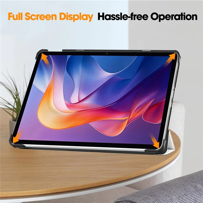 Capa para Tablet Xiaomi Redmi Pad 2 com Estampa de Gato - Couro com Suporte