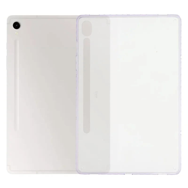 Tablet Case For Samsung Galaxy Tab S10 FE  /  S9 FE  /  S9 Flexible TPU + Acrylic Shockproof Protective Cover - Purple