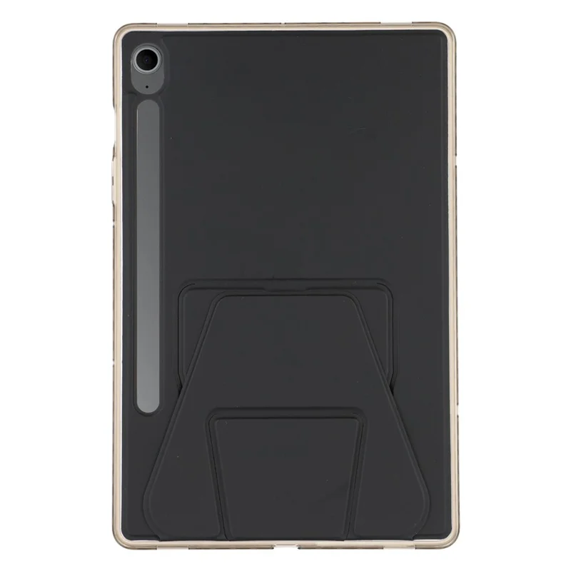 Tablet Case For Samsung Galaxy Tab S10 FE  /  S9 FE  /  S9 TPU PU Leather Kickstand Cover - Black