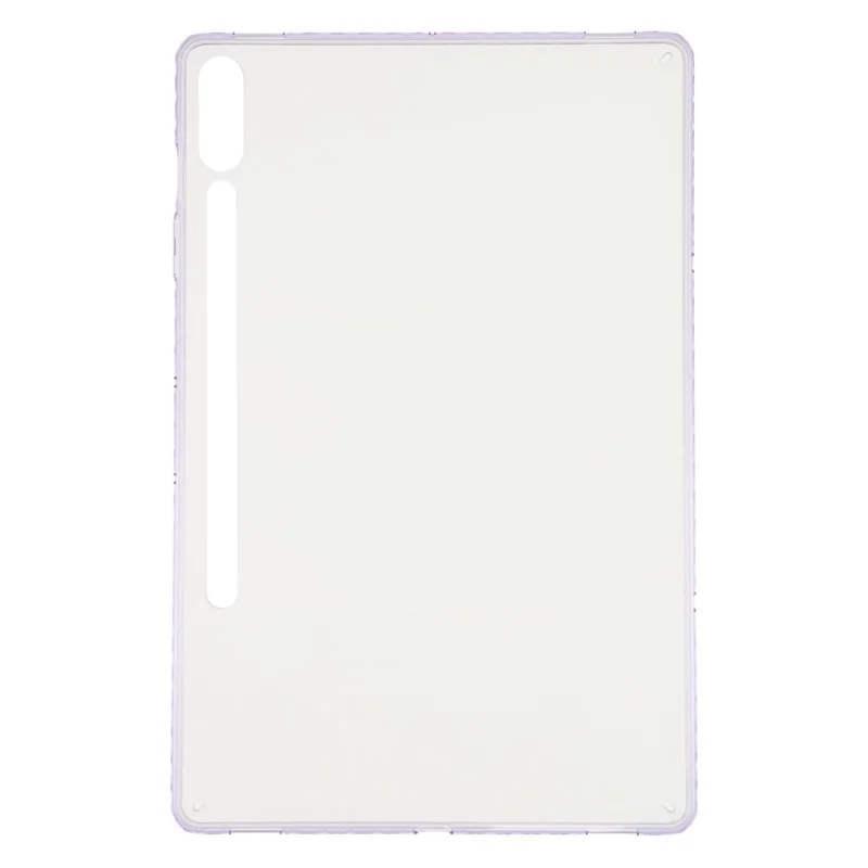 Tablet Case For Samsung Galaxy Tab S10+  /  S9 FE+  /  S9+ Flexible TPU + Acrylic Shockproof Protective Cover - Purple