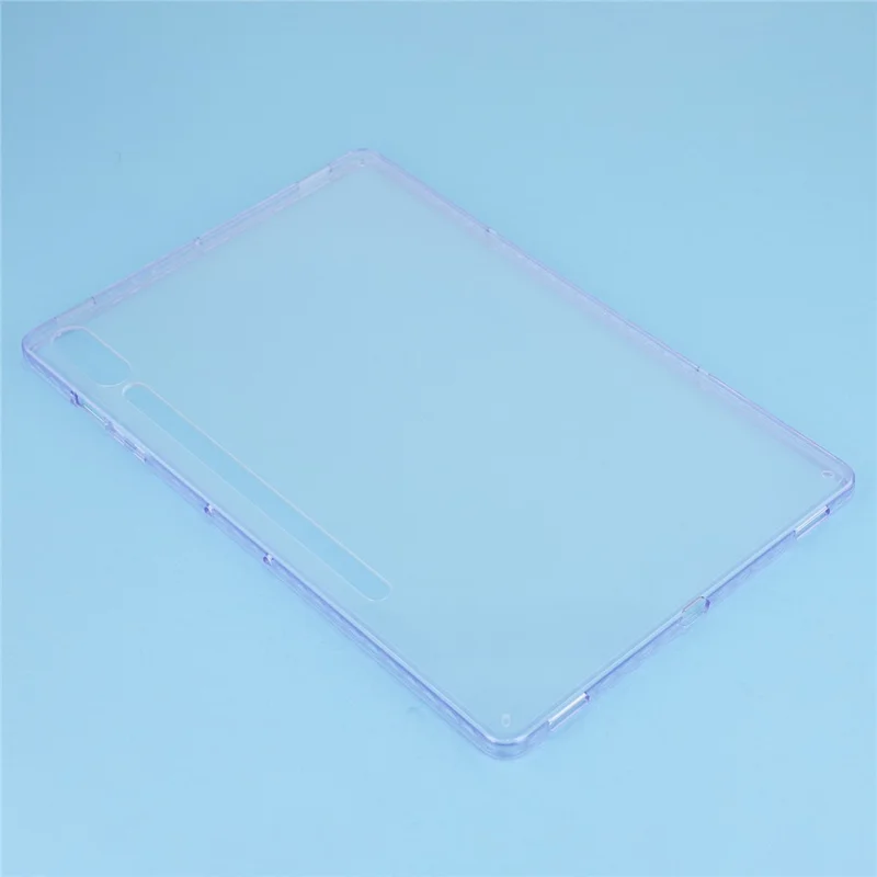 Tablet Case For Samsung Galaxy Tab S10+  /  S9 FE+  /  S9+ Flexible TPU + Acrylic Shockproof Protective Cover - Purple