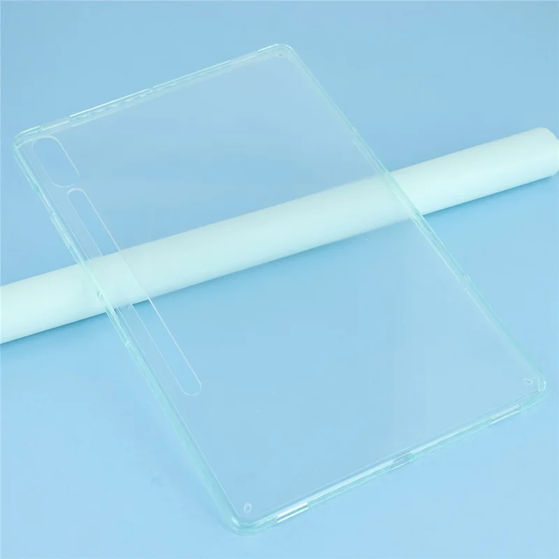 Tablet Case For Samsung Galaxy Tab S10+  /  S9 FE+  /  S9+ Flexible TPU + Acrylic Shockproof Protective Cover - Light Green