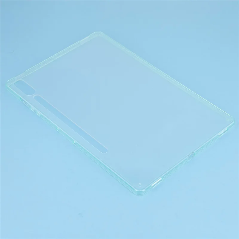 Tablet Case For Samsung Galaxy Tab S10+  /  S9 FE+  /  S9+ Flexible TPU + Acrylic Shockproof Protective Cover - Light Green