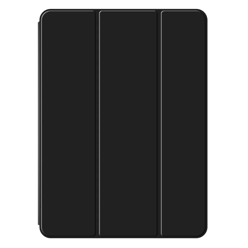 For OnePlus Pad 2 Pro Case PU Leather TPU Back Trifold Stand Tablet Cover - Black