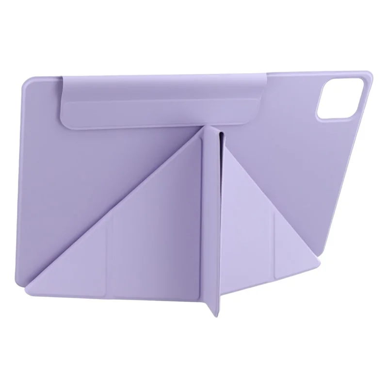 Capa para Xiaomi Pad 7 Ultra em PC + Couro PU com Suporte Origami Magnético - Roxa