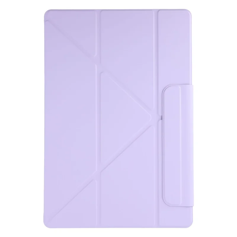 Capa para Xiaomi Pad 7 Ultra em PC + Couro PU com Suporte Origami Magnético - Roxa