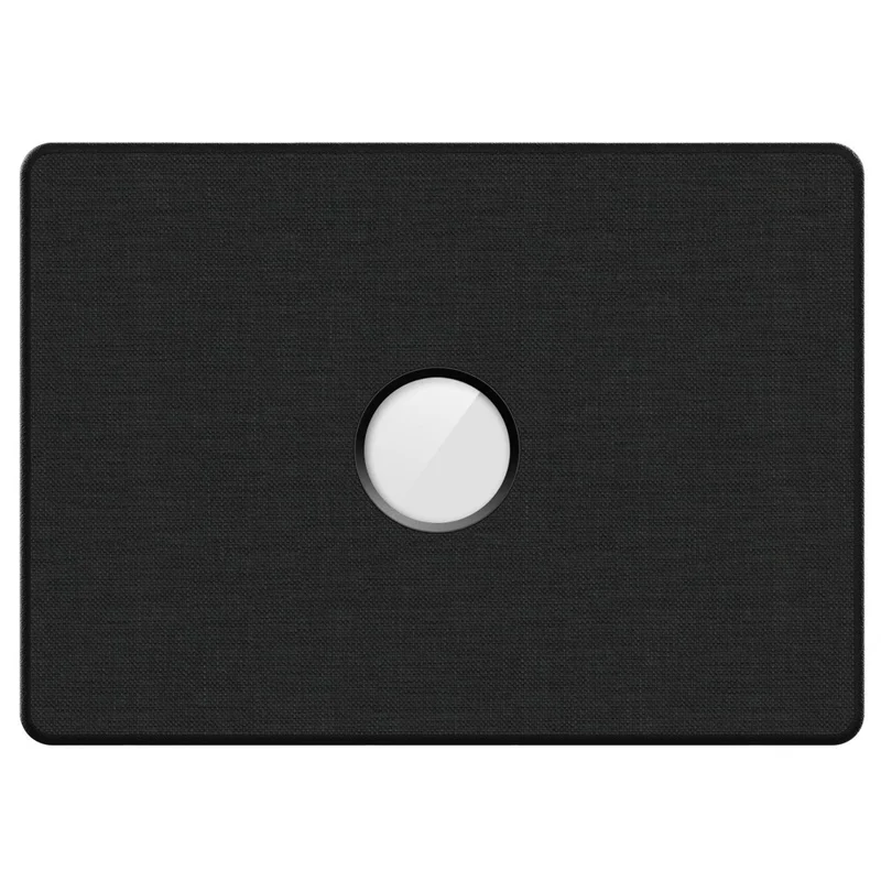Laptop Case for MacBook Pro 14 inch (2024) / (2023) / (2021) A2442 / A2779 / A2918 A2992  / A3112 A3185 A3401 Kickstand Cover with Logo View - Black