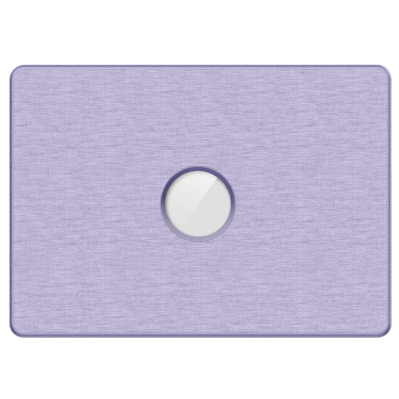 Laptop Case for MacBook Pro 14 inch (2024) / (2023) / (2021) A2442 / A2779 / A2918 A2992  / A3112 A3185 A3401 Kickstand Cover with Logo View - Purple