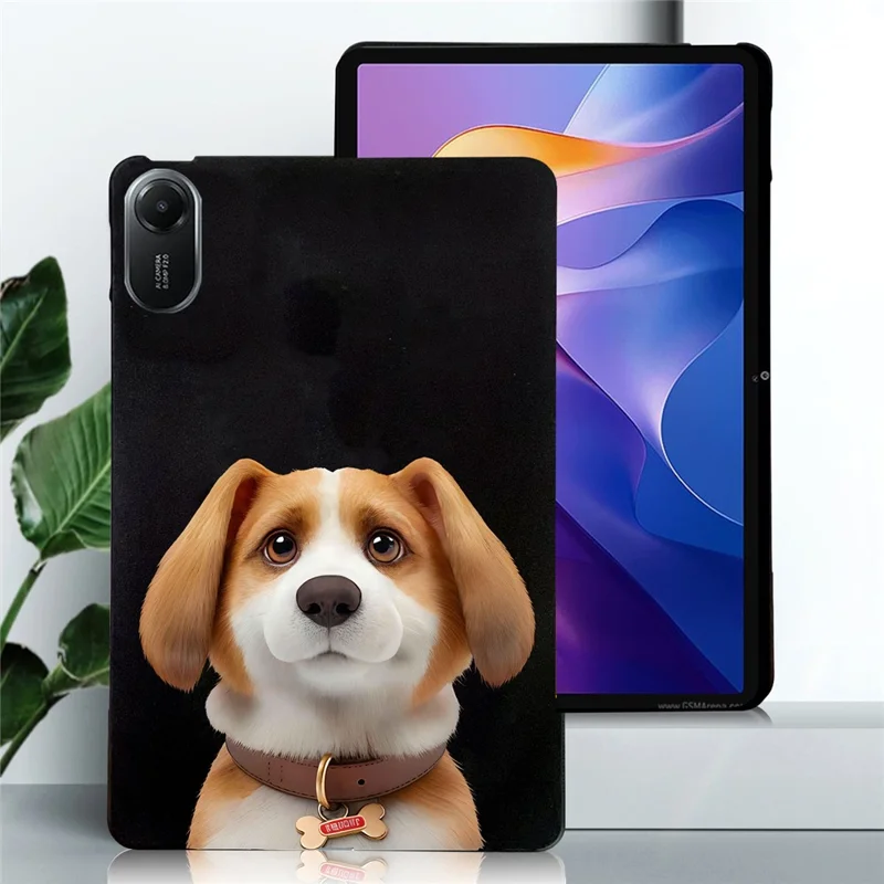 For Xiaomi Redmi Pad 2 Case Pattern Printing Slim TPU Tablet Protective Cover - Harrier Beagle