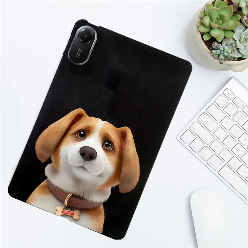 For Xiaomi Redmi Pad 2 Case Pattern Printing Slim TPU Tablet Protective Cover - Harrier Beagle