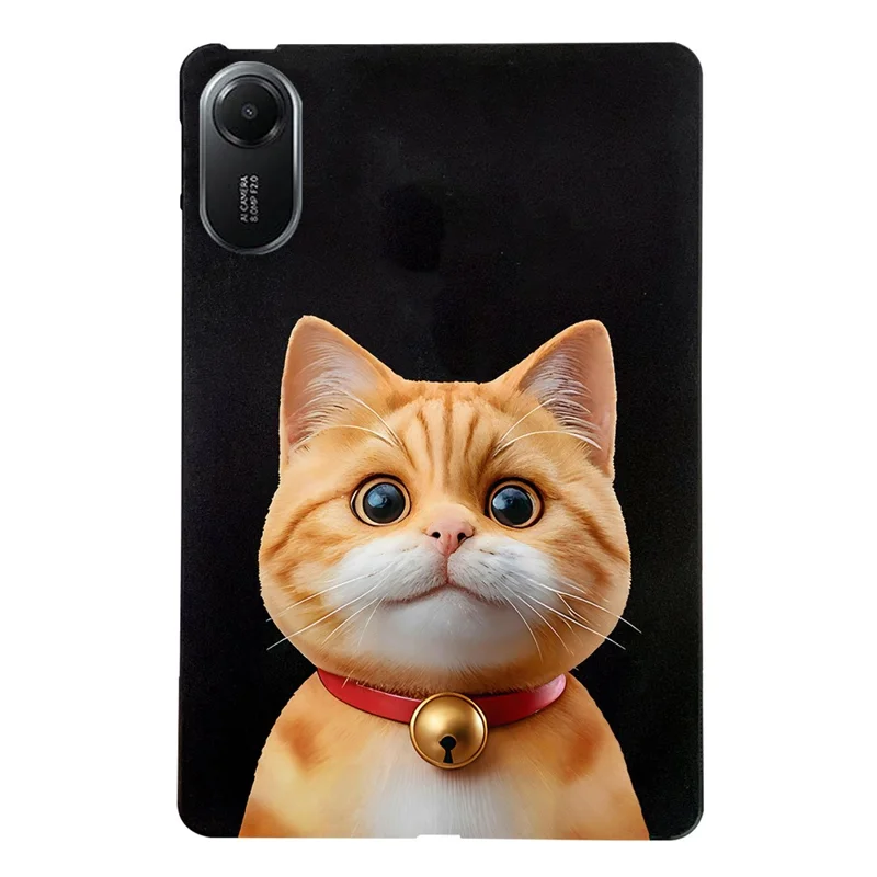 For Xiaomi Redmi Pad 2 Case Pattern Printing Slim TPU Tablet Protective Cover - Shorthair Cat