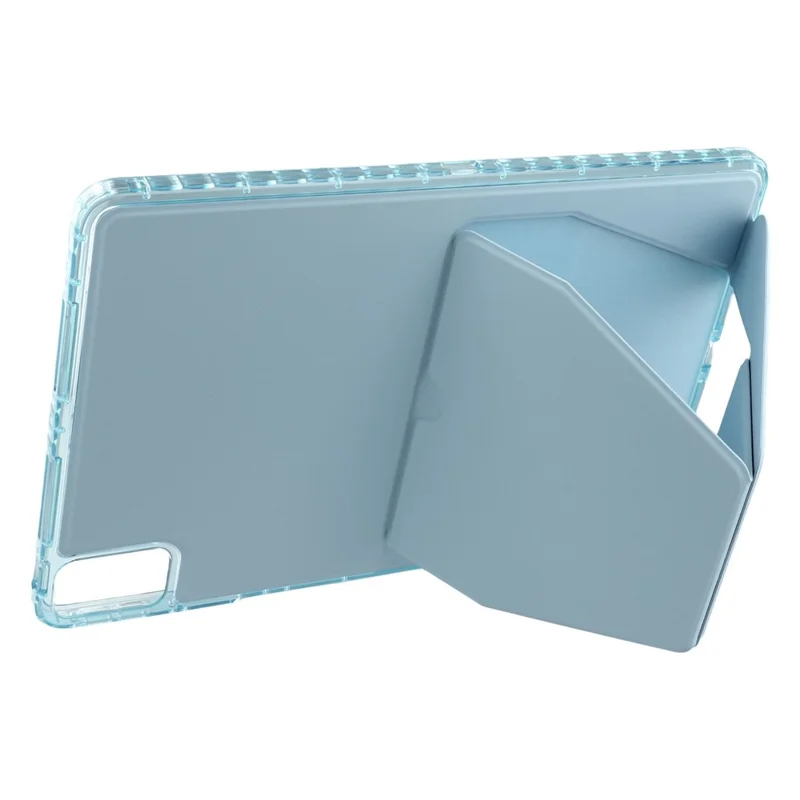 Tablet Case For Huawei MatePad SE 11 / MatePad 11 (2023) / (2021) TPU PU Leather Kickstand Cover with Lens Frames - Blue