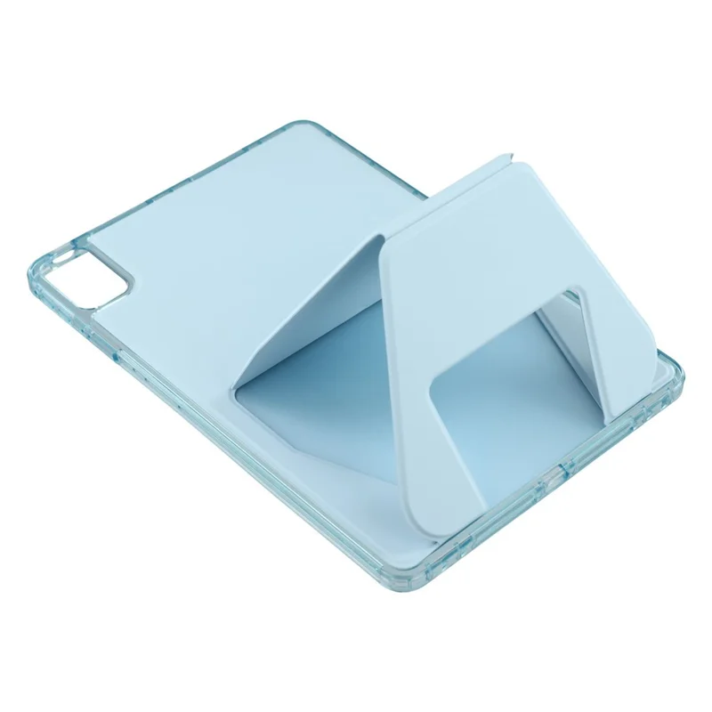 Tablet Case For Huawei MatePad SE 11 / MatePad 11 (2023) / (2021) TPU PU Leather Kickstand Cover with Lens Frames - Blue
