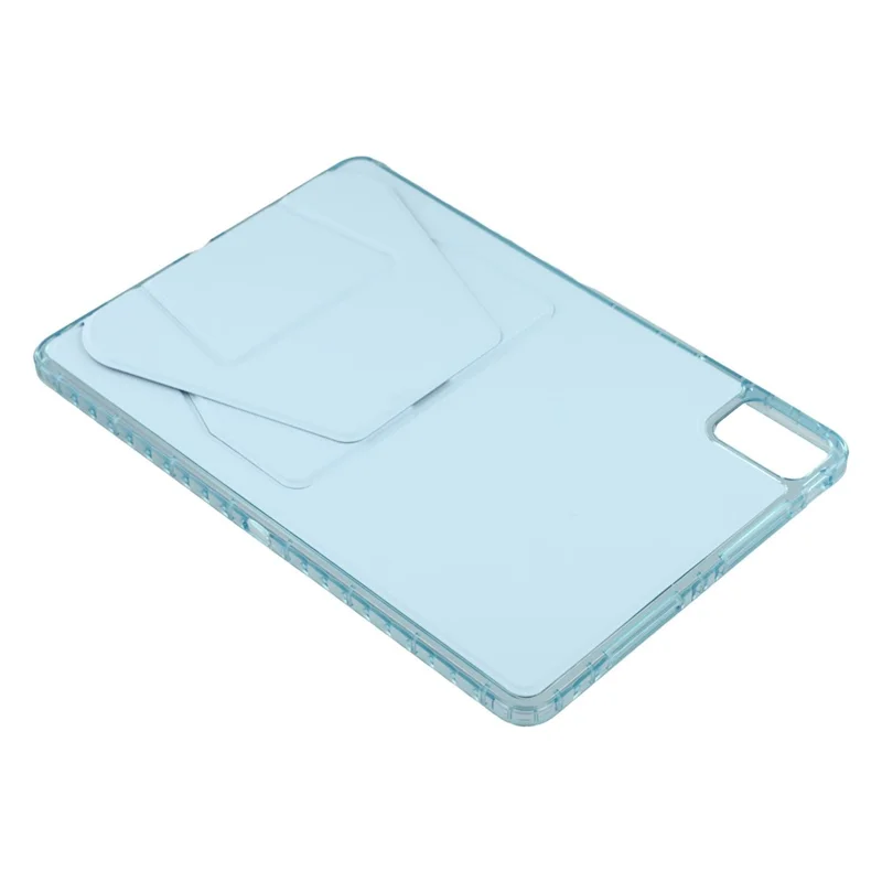 Tablet Case For Huawei MatePad SE 11 / MatePad 11 (2023) / (2021) TPU PU Leather Kickstand Cover with Lens Frames - Blue