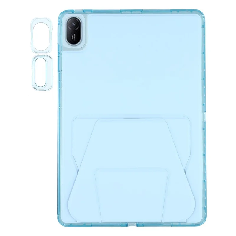 Tablet Case For Huawei MatePad SE 11 / MatePad 11 (2023) / (2021) TPU PU Leather Kickstand Cover with Lens Frames - Blue