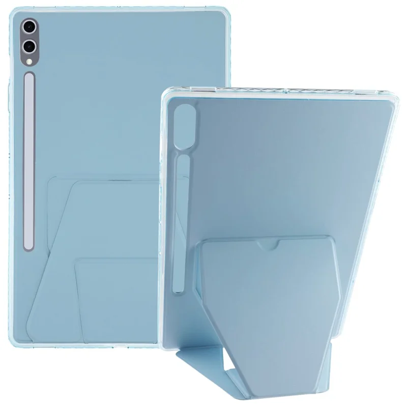 Tablet Case For Samsung Galaxy Tab S10+  /  S9 FE+  /  S9+ TPU PU Leather Kickstand Cover - Blue