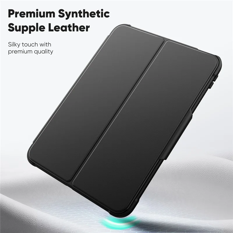 Tablet-Hülle für iPad (2025) / 10.9 (2022) Abnehmbares PC + TPU + PU-Leder Flip Cover - Rosa