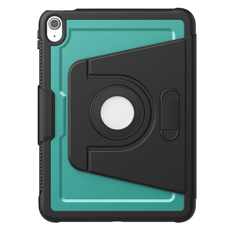 Capa para iPad (2025) / 10,9 (2022) Case Destacável PC + TPU + Couro PU Flip Cover - Verde Escuro