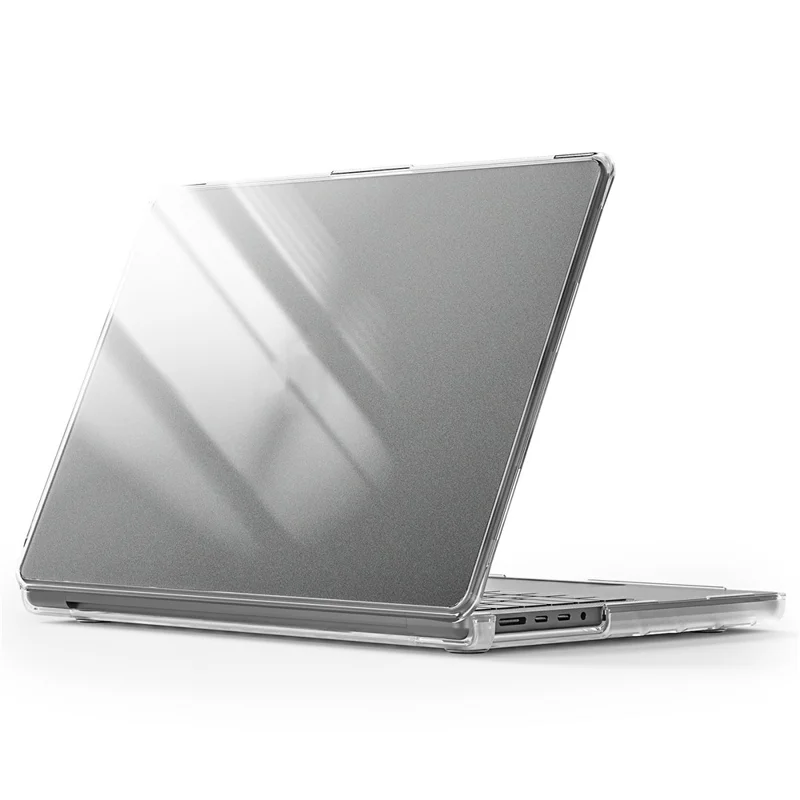 Étui pour ordinateur portable en PC TPU transparent pour MacBook Pro 14 pouces (2024) M4 A3112 A3185 A3401 / (2023) A2779 M2 A2918 A2992 M3 / (2021) A2442 M1