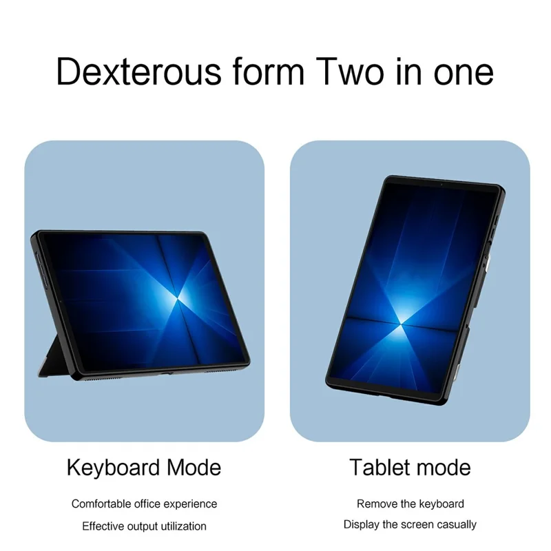 For Lenovo Legion Y700 (2025) Case PU + PC Rotating Shaft Kickstand Tablet Cover