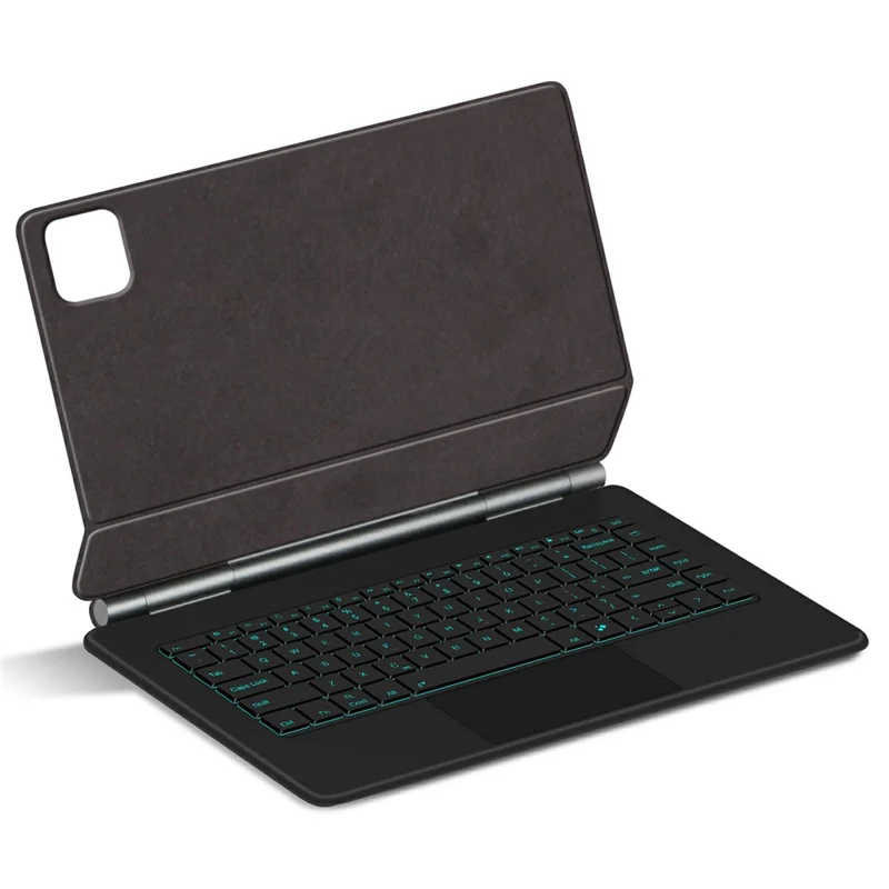 Pour Xiaomi Pad 7 Ultra Clavier magnétique flottant compatible Bluetooth (Français) + Étui en cuir pour tablette - Noir
