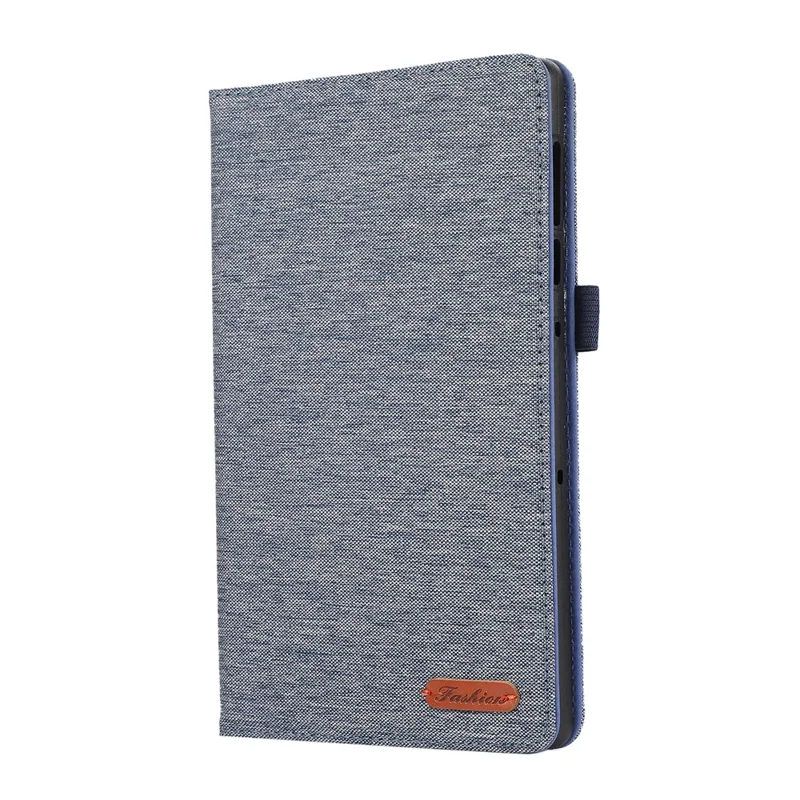 Capa para Lenovo Legion Y700 Gen 4 com Suporte, Porta-cartões, Textura de Tecido, Couro - Azul