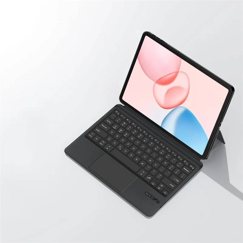 For Honor Pad 10 Leather Case + Touchpad Bluetooth-Compatible Keyboard with Backlit
