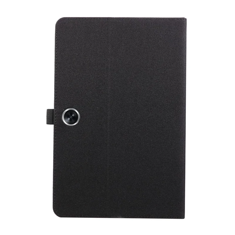 Funda para Oppo Pad SE con Soporte para Tarjetas, Textura de Tela, Cubierta de Cuero para Tablet - Negro