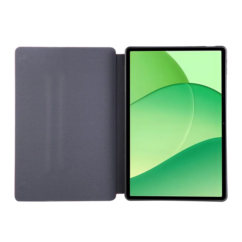 Funda Anticaídas de Cuero PU para Oppo Pad SE con Soporte - Negro