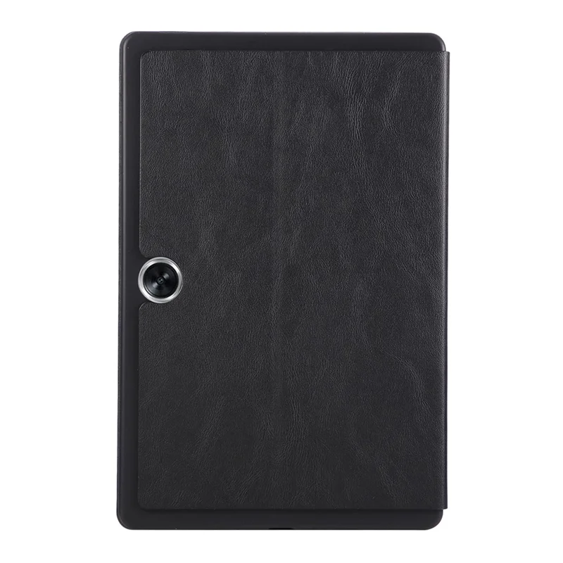 Funda Anticaídas de Cuero PU para Oppo Pad SE con Soporte - Negro