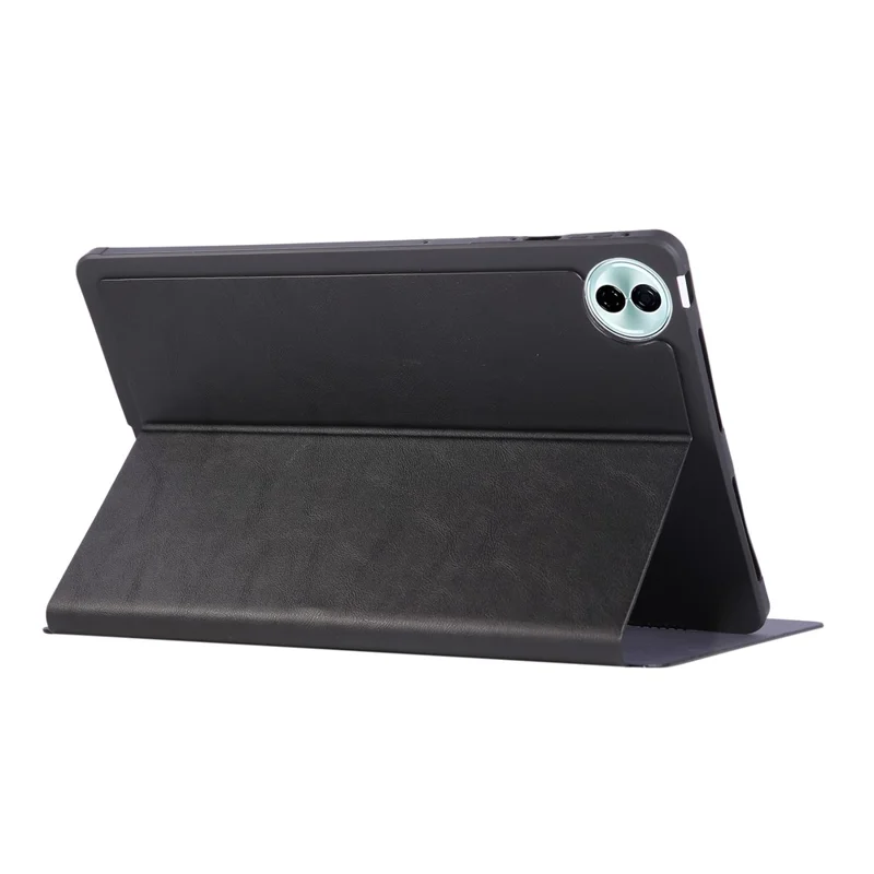 For Honor Pad 10 Shockproof Case PU Leather Tablet Cover with Stand - Black