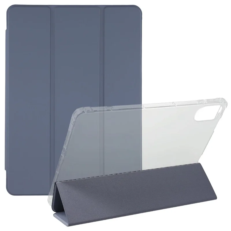 Cover per Xiaomi Redmi Pad 2 con Slot per Penna, Supporto Pieghevole Triplo, in Pelle PU+TPU, Cover per Tablet con Accensione/Spegnimento Automatico - Lavanda Viola