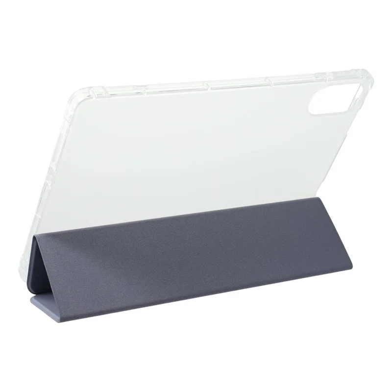 Cover per Xiaomi Redmi Pad 2 con Slot per Penna, Supporto Pieghevole Triplo, in Pelle PU+TPU, Cover per Tablet con Accensione/Spegnimento Automatico - Lavanda Viola