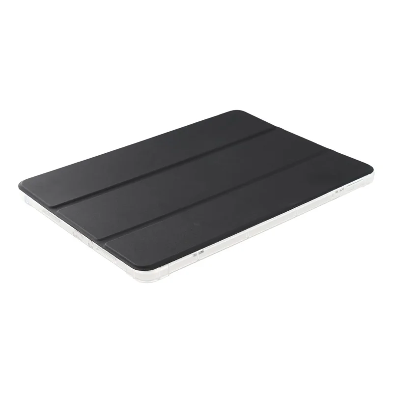 For Xiaomi Redmi Pad 2 Case with Pen Slot Tri-Fold Stand PU Leather+TPU Tablet Cover Auto Wake  /  Sleep - Black