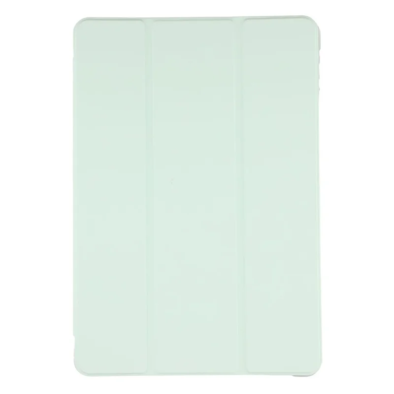 For Honor Pad 10 Case with Pen Slot Tri-Fold Stand PU Leather+TPU Tablet Cover Auto Wake  /  Sleep - Matcha Green