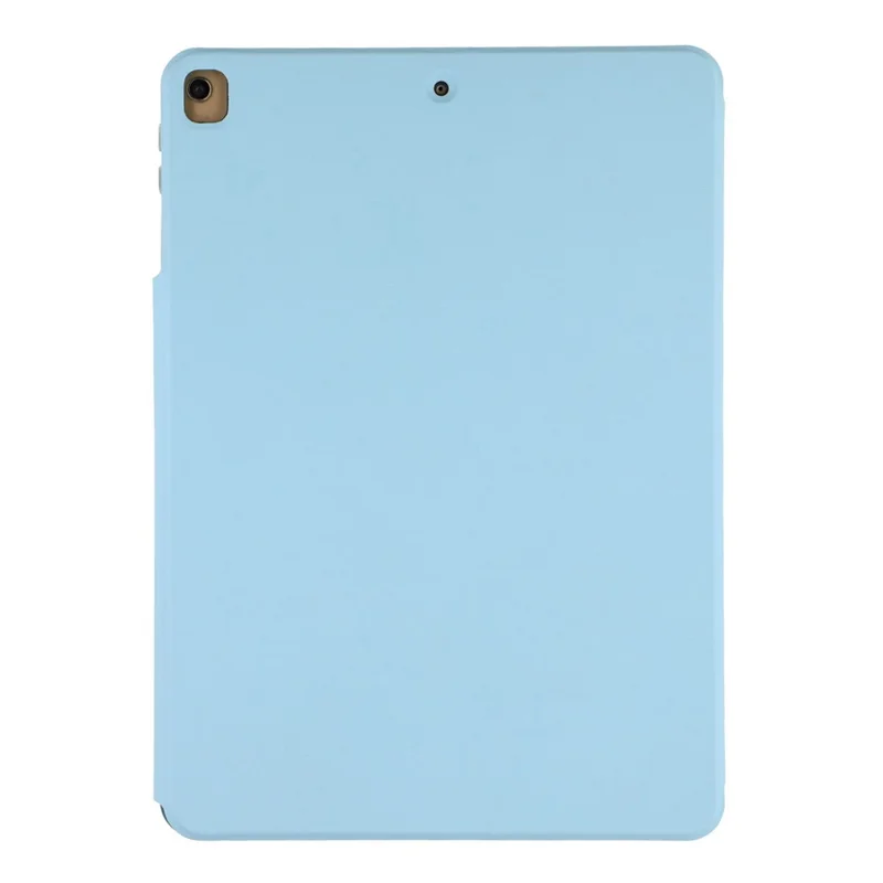Чехол для планшета iPad 10.2 (2021) / (2020) / (2019) / Air 10.5 дюйма (2019) с функцией складной подставки, магнитной крышкой из кожи - Нежно-голубой