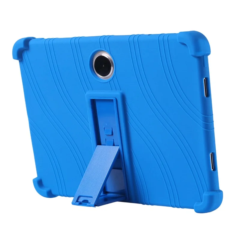 Capa de silicone com suporte para OPPO Pad SE - Azul Marinho