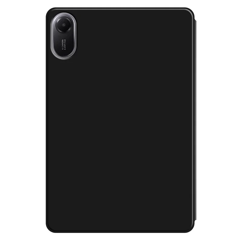 Capa para Xiaomi Redmi Pad 2 em Couro PU com Suporte Dobrável e Parte Traseira em TPU - Preto
