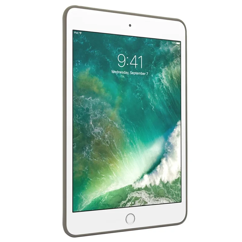 Hülle für iPad mini (2019) 7,9 Zoll / mini 4 Skin Touch Matt Acryl TPU Stoßfeste Tablet-Schutzhülle - Grau